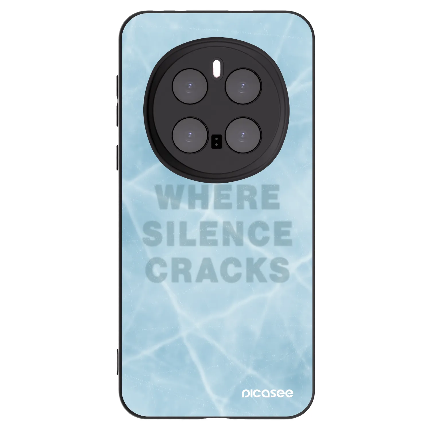 Picasee silikonowe czarne etui na Honor Magic7 Pro 5G - SILENCE