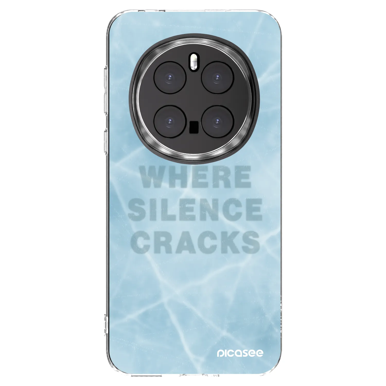 Picasee silikonowe przeźroczyste etui na Honor Magic7 Pro 5G - SILENCE