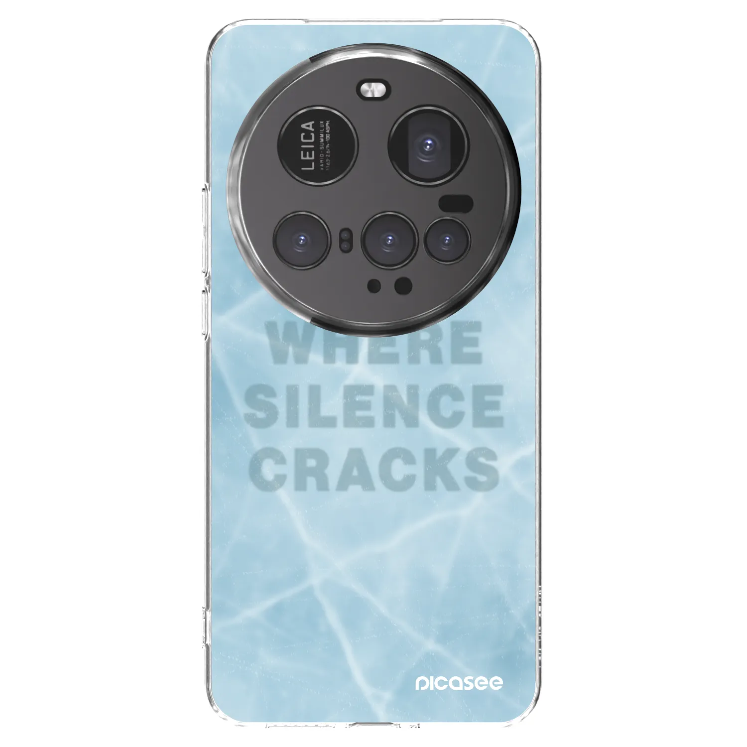 Picasee silikonowe przeźroczyste etui na Xiaomi 15 Ultra - SILENCE