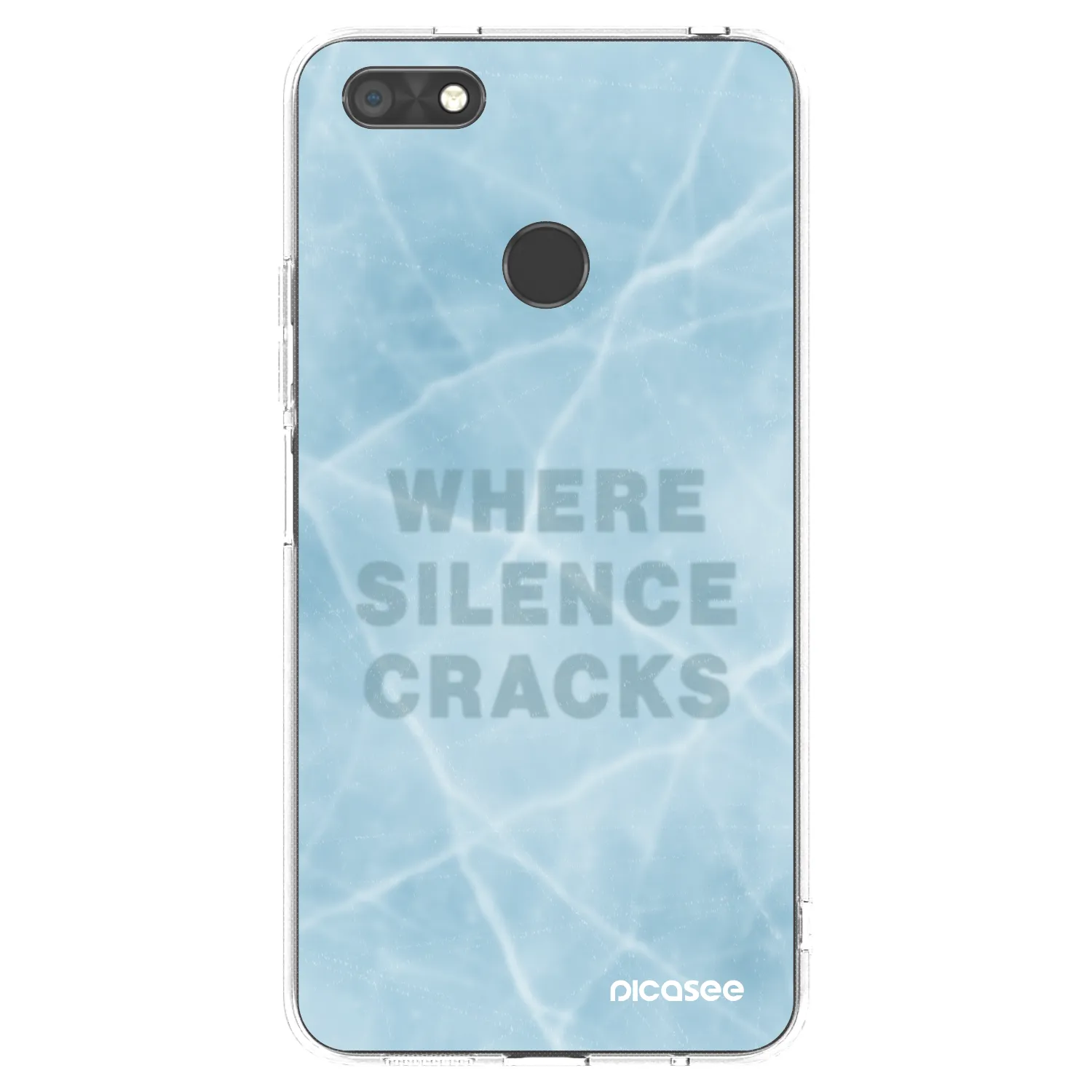 Picasee silikonowe przeźroczyste etui na Huawei P9 Lite Mini - SILENCE