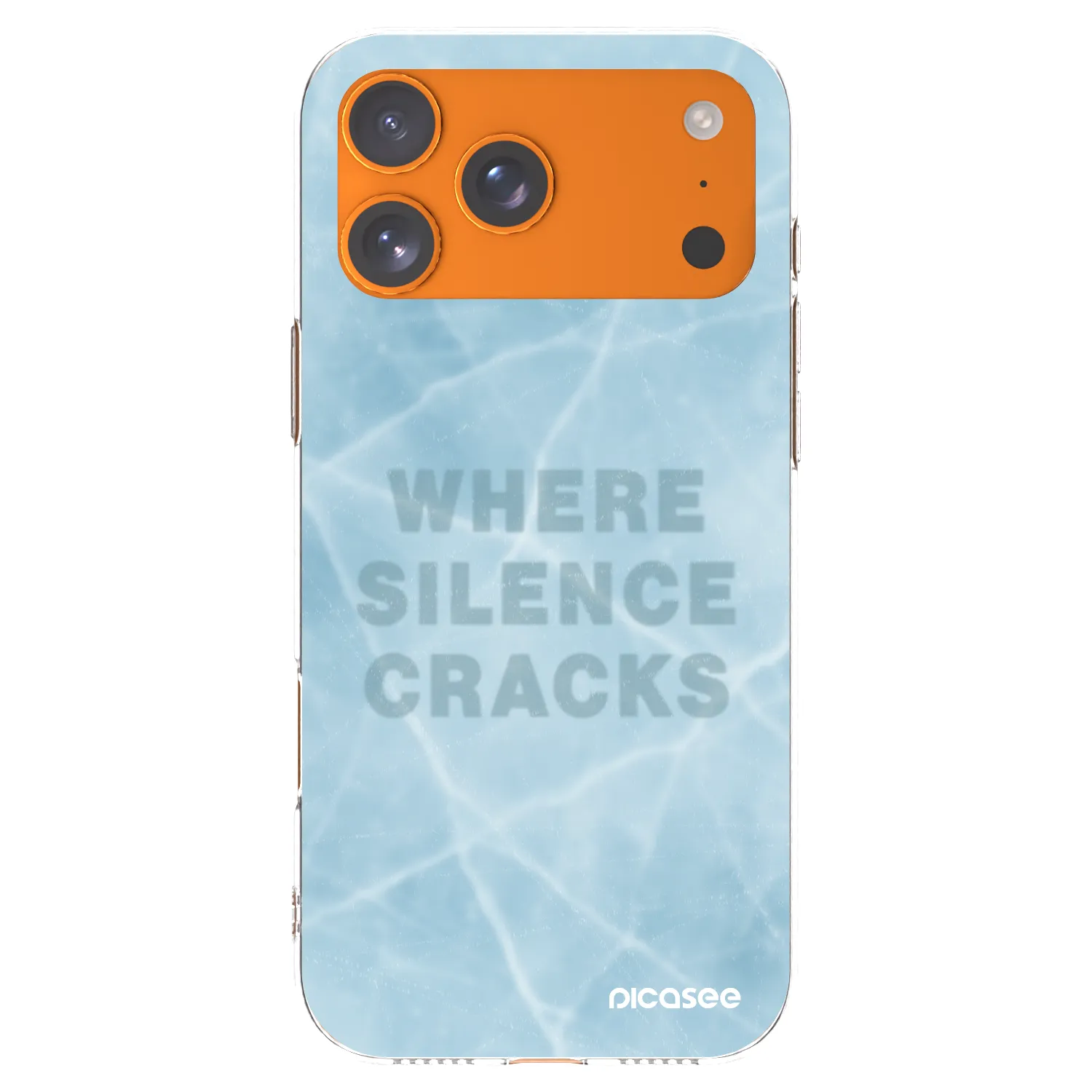 Picasee silikonowe przeźroczyste etui na Apple iPhone 17 Pro Max - SILENCE