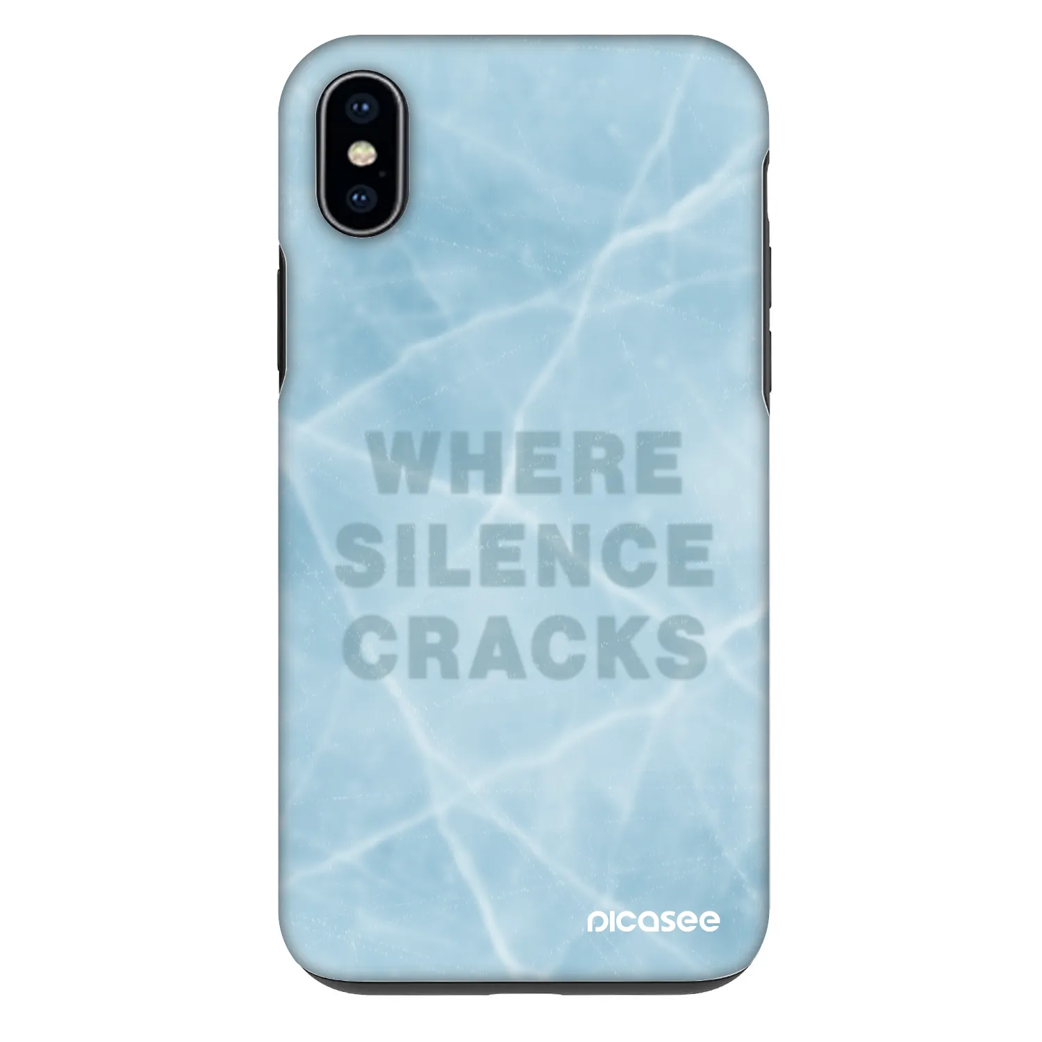 Picasee Fashion Case na Apple iPhone XS Max - SILENCE