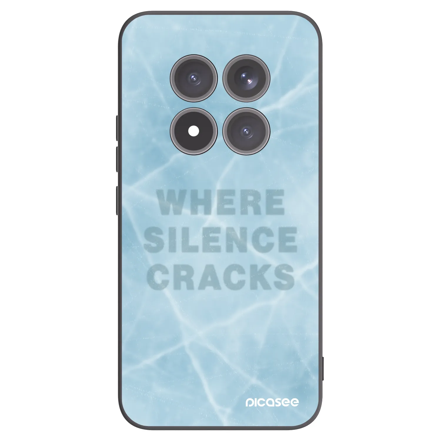 Picasee silikonowe czarne etui na Xiaomi Redmi Note 15 Pro+ - SILENCE