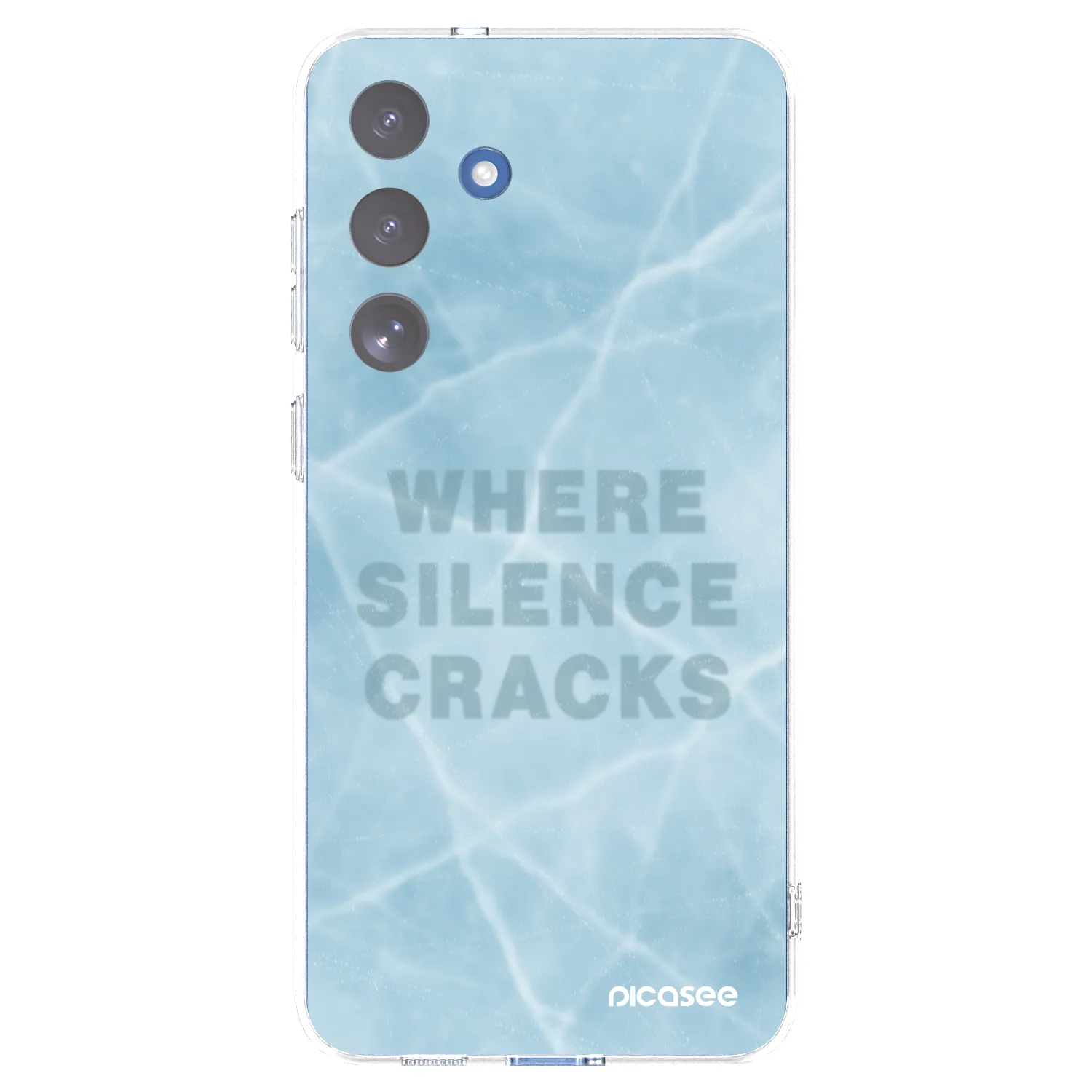 Picasee silikonowe przeźroczyste etui na Samsung Galaxy S25 FE 5G - SILENCE