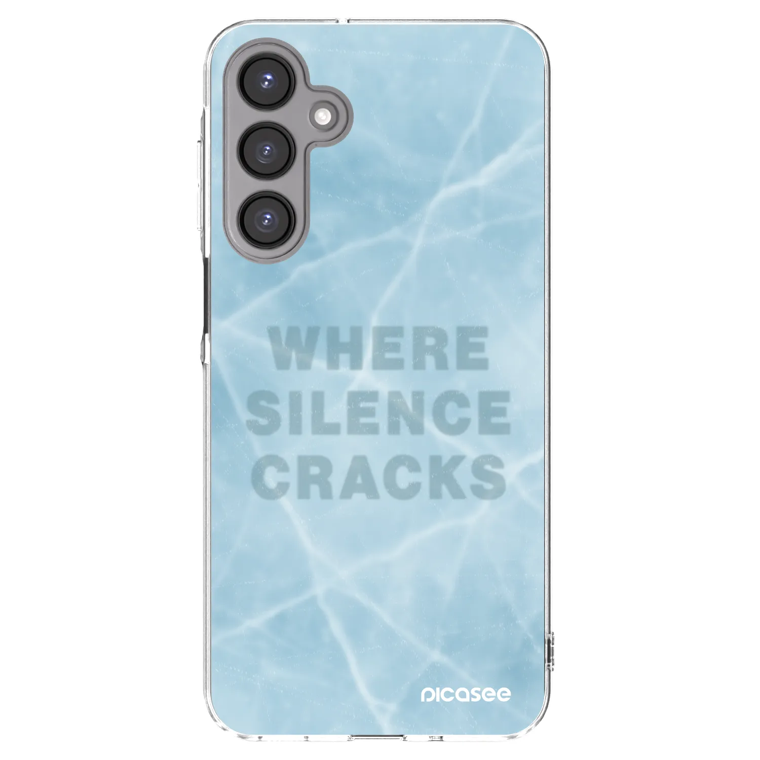 Picasee silikonowe przeźroczyste etui na Samsung Galaxy A16 4G - SILENCE