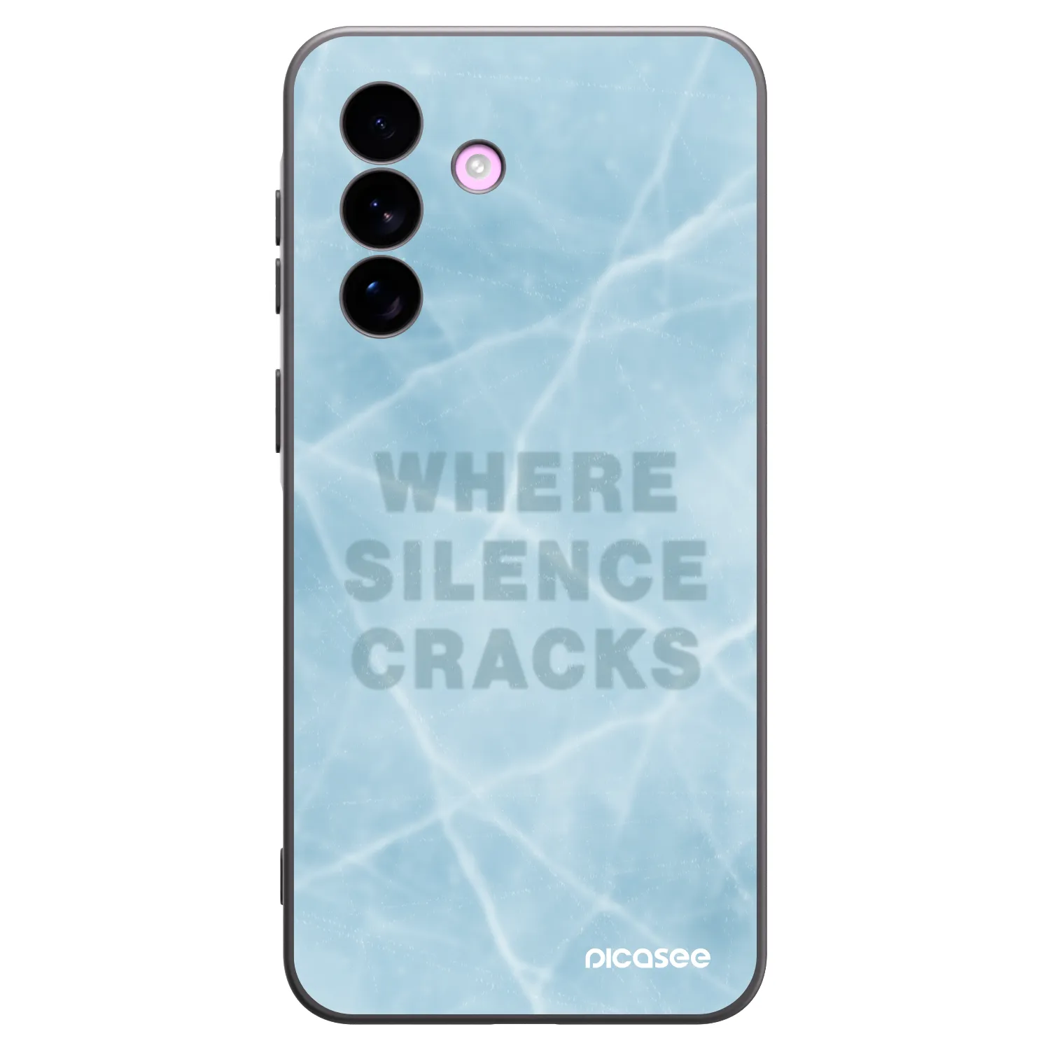 Picasee silikonowe czarne etui na Samsung Galaxy A57 5G - SILENCE