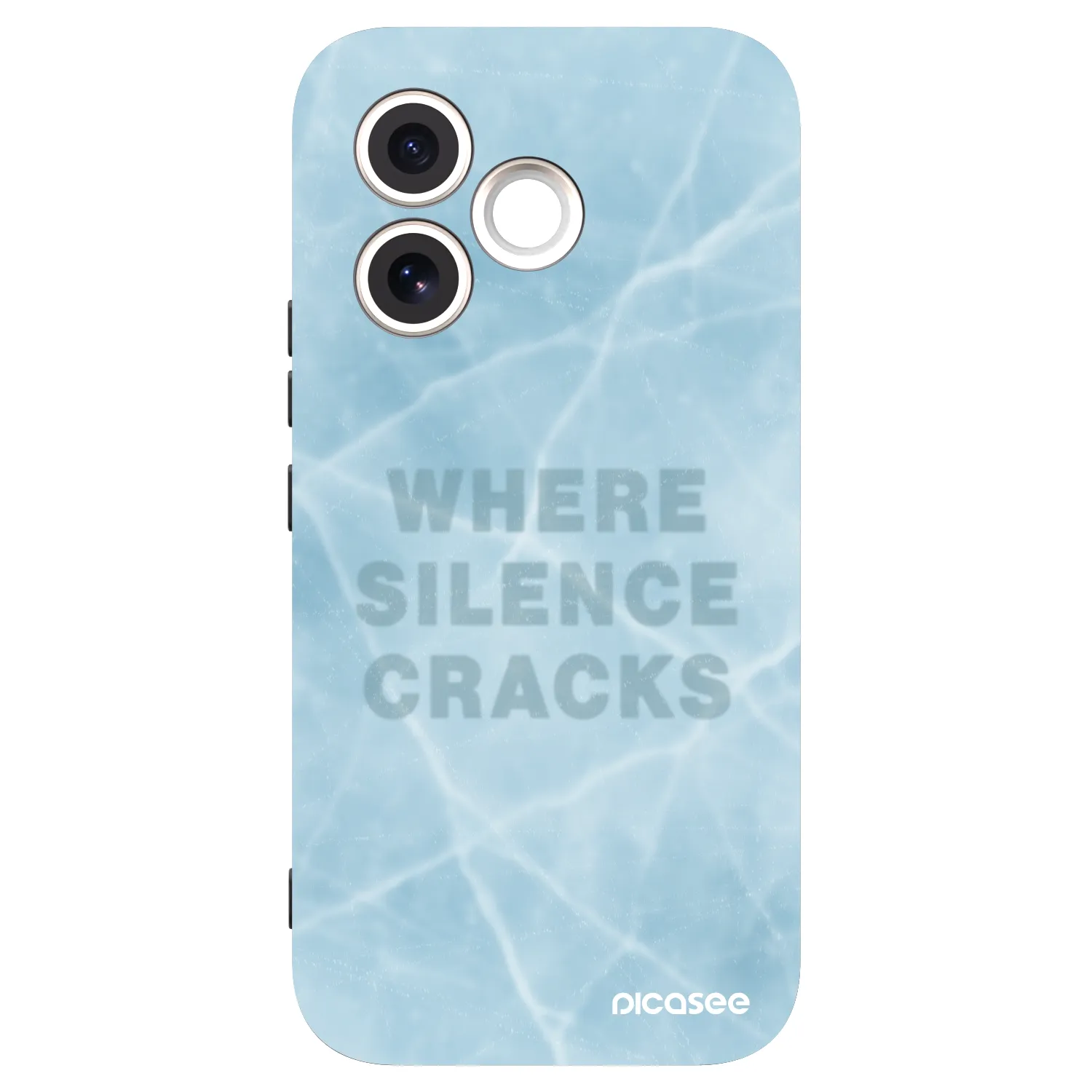 Picasee silikonowe czarne etui na Honor 600 Lite - SILENCE