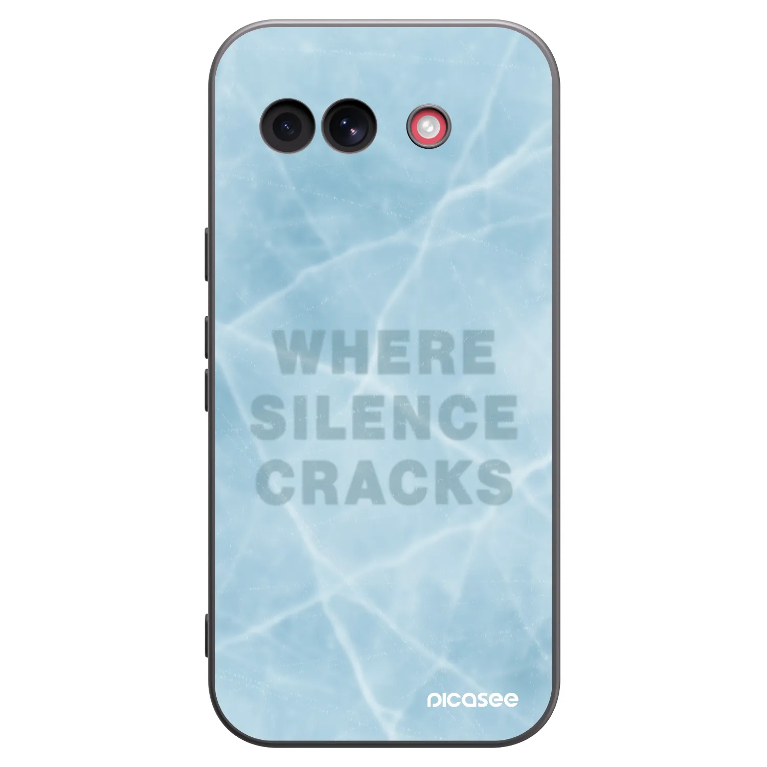 Picasee silikonowe czarne etui na Google Pixel 10a - SILENCE
