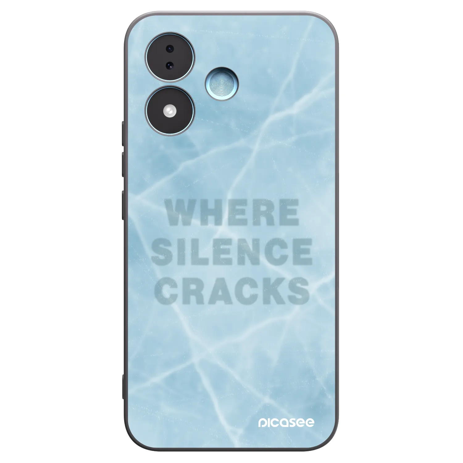 Picasee silikonowe czarne etui na Xiaomi Redmi Note 17 5G - SILENCE