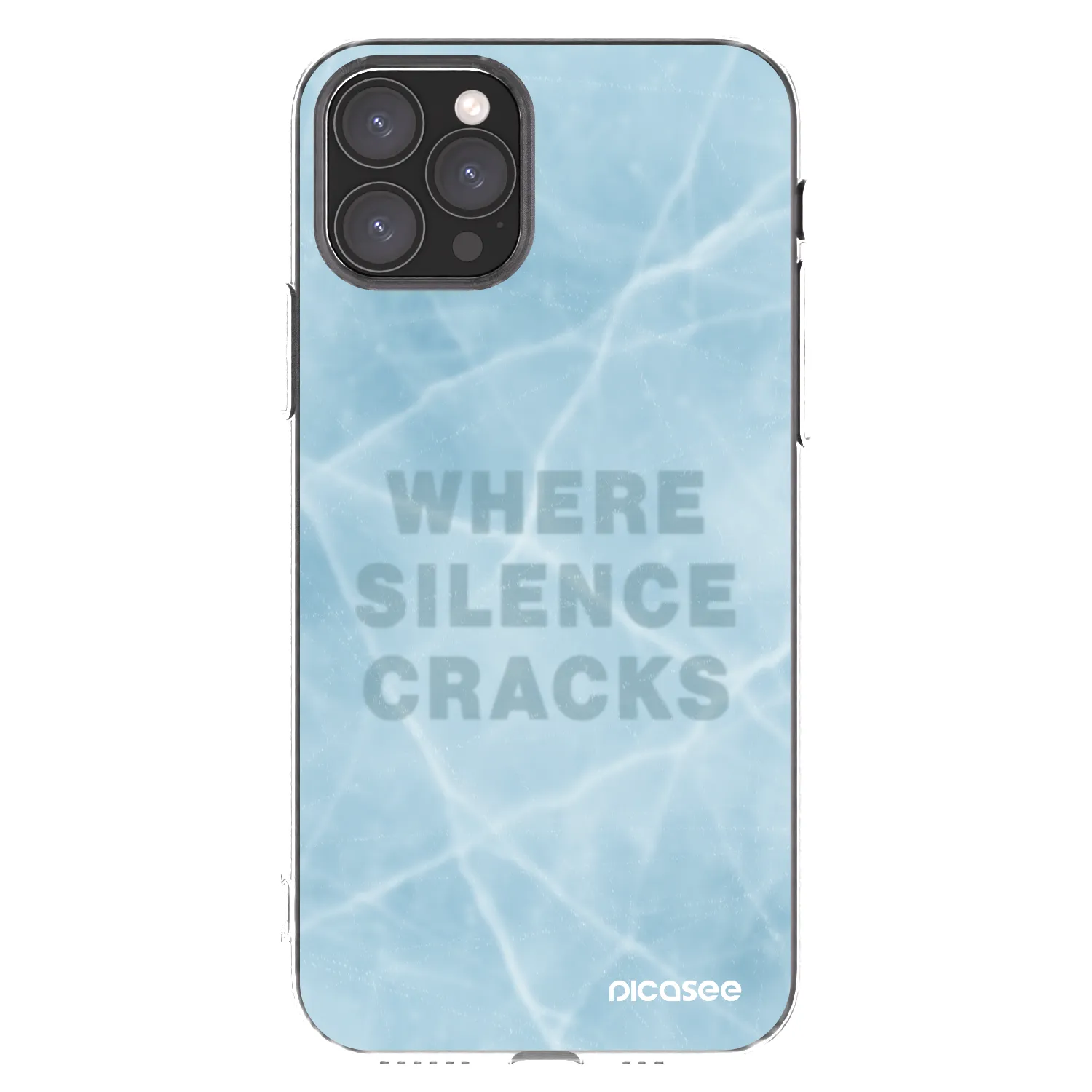 Picasee silikonowe przeźroczyste etui na Apple iPhone 11 Pro - SILENCE