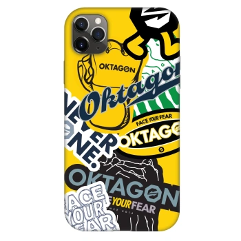 Etui na Apple iPhone 11 Pro Max - OKTAGON - Logo Archive