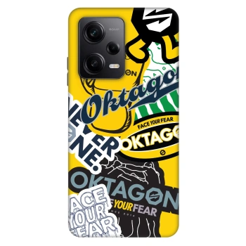 Etui na Xiaomi Redmi Note 12 Pro+ 5G - OKTAGON - Logo Archive