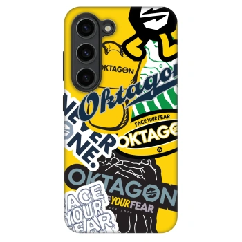 Etui na Samsung Galaxy S23 5G - OKTAGON - Logo Archive