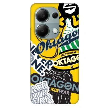 Etui na Xiaomi Redmi Note 13 Pro 4G - OKTAGON - Logo Archive