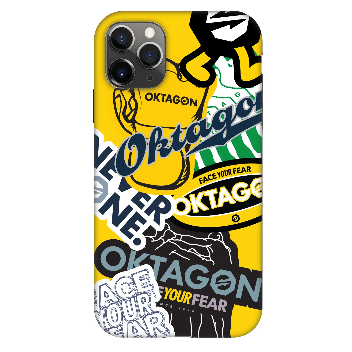 Picasee Fashion Case na Apple iPhone 11 Pro - OKTAGON - Logo Archive