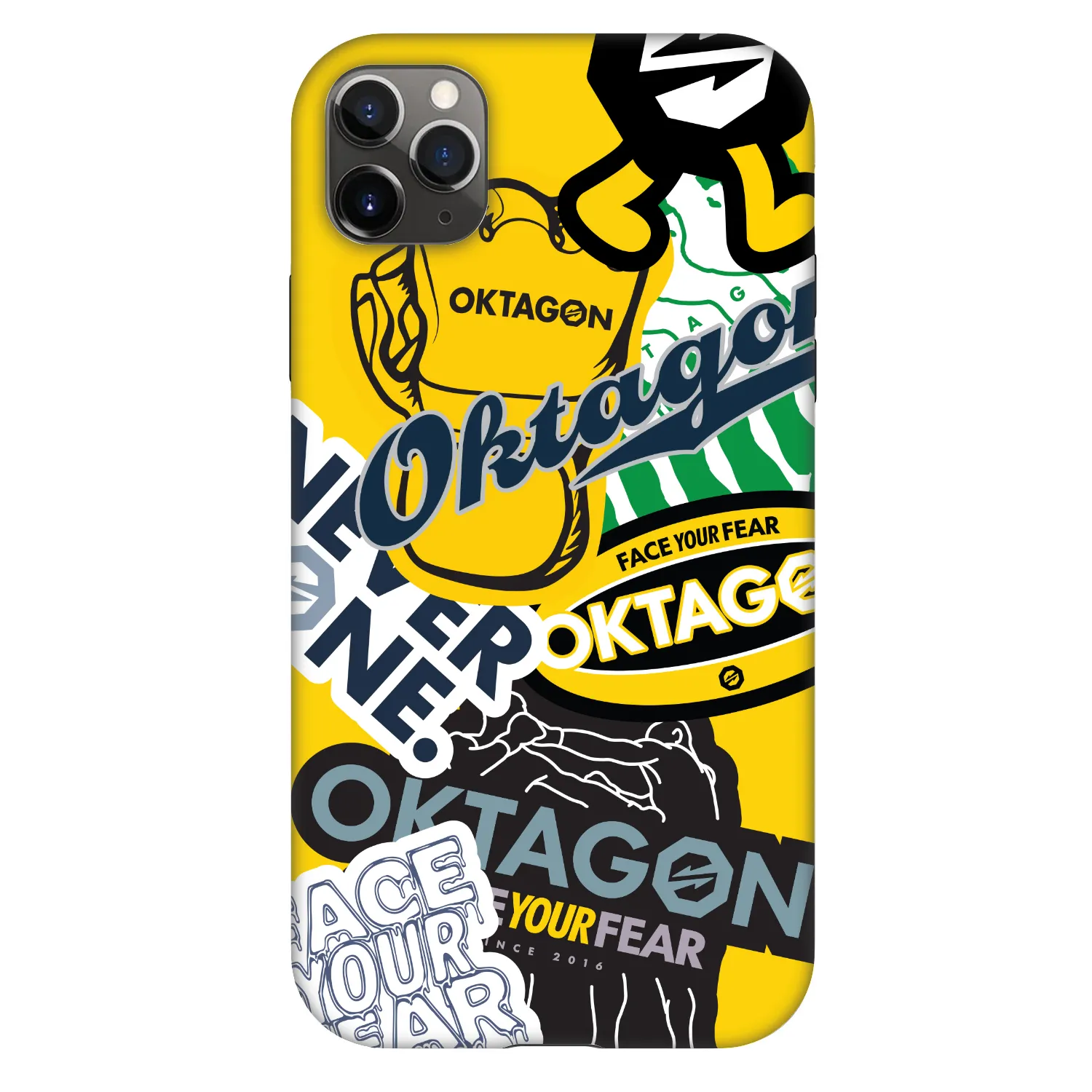 Picasee Fashion Case na Apple iPhone 11 Pro Max - OKTAGON - Logo Archive