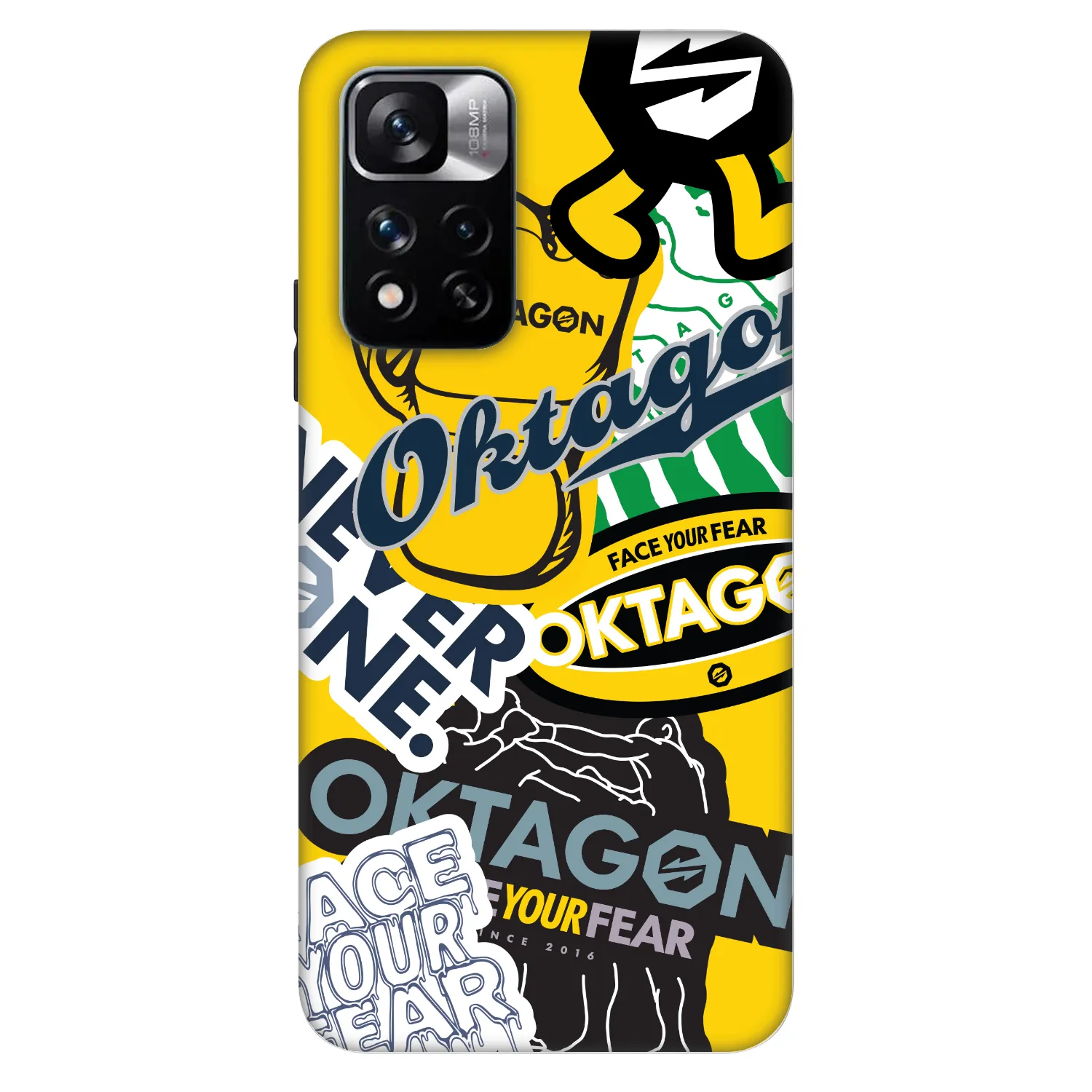 Picasee Fashion Case na Xiaomi Redmi Note 11 Pro - OKTAGON - Logo Archive