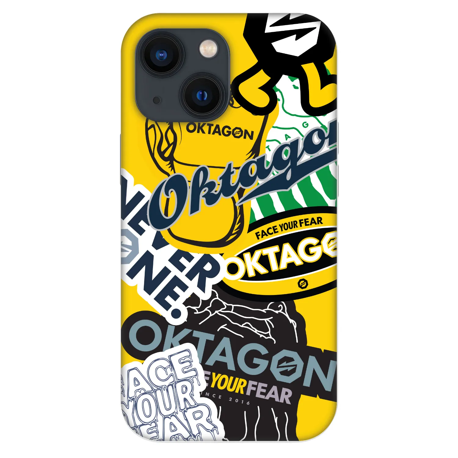 Picasee Fashion Case na Apple iPhone 13 mini - OKTAGON - Logo Archive