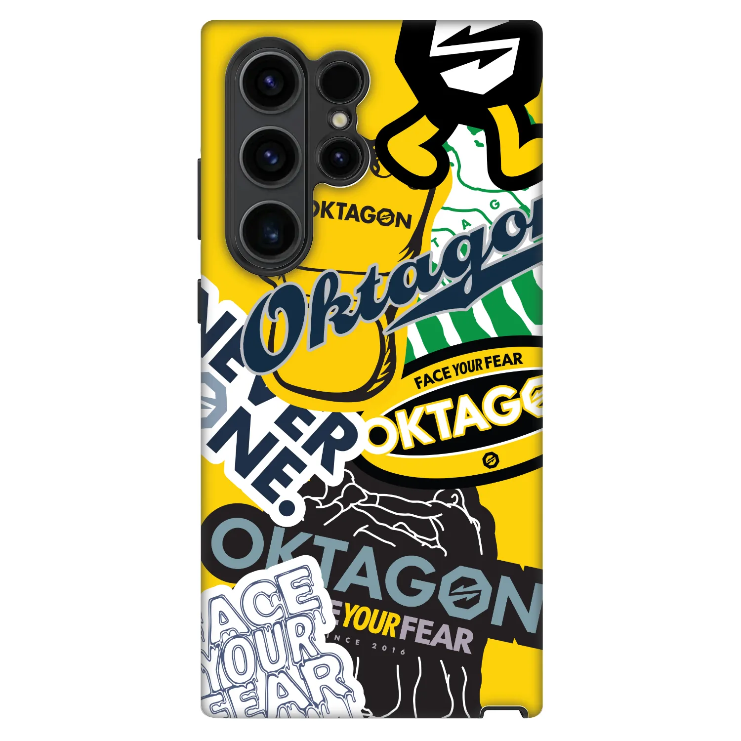 Picasee Fashion Case na Samsung Galaxy S23 Ultra 5G - OKTAGON - Logo Archive
