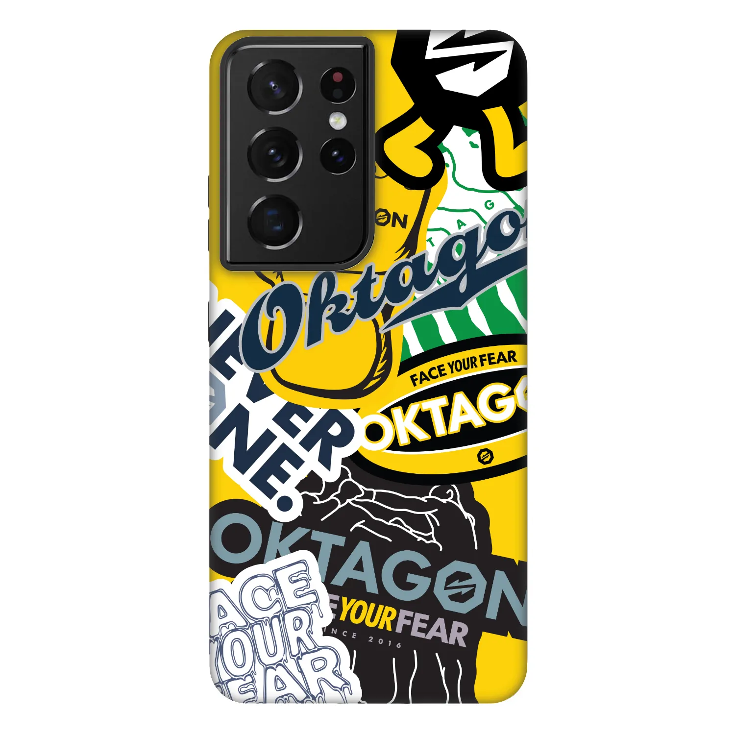 Picasee Fashion Case na Samsung Galaxy S21 Ultra 5G G998B - OKTAGON - Logo Archive