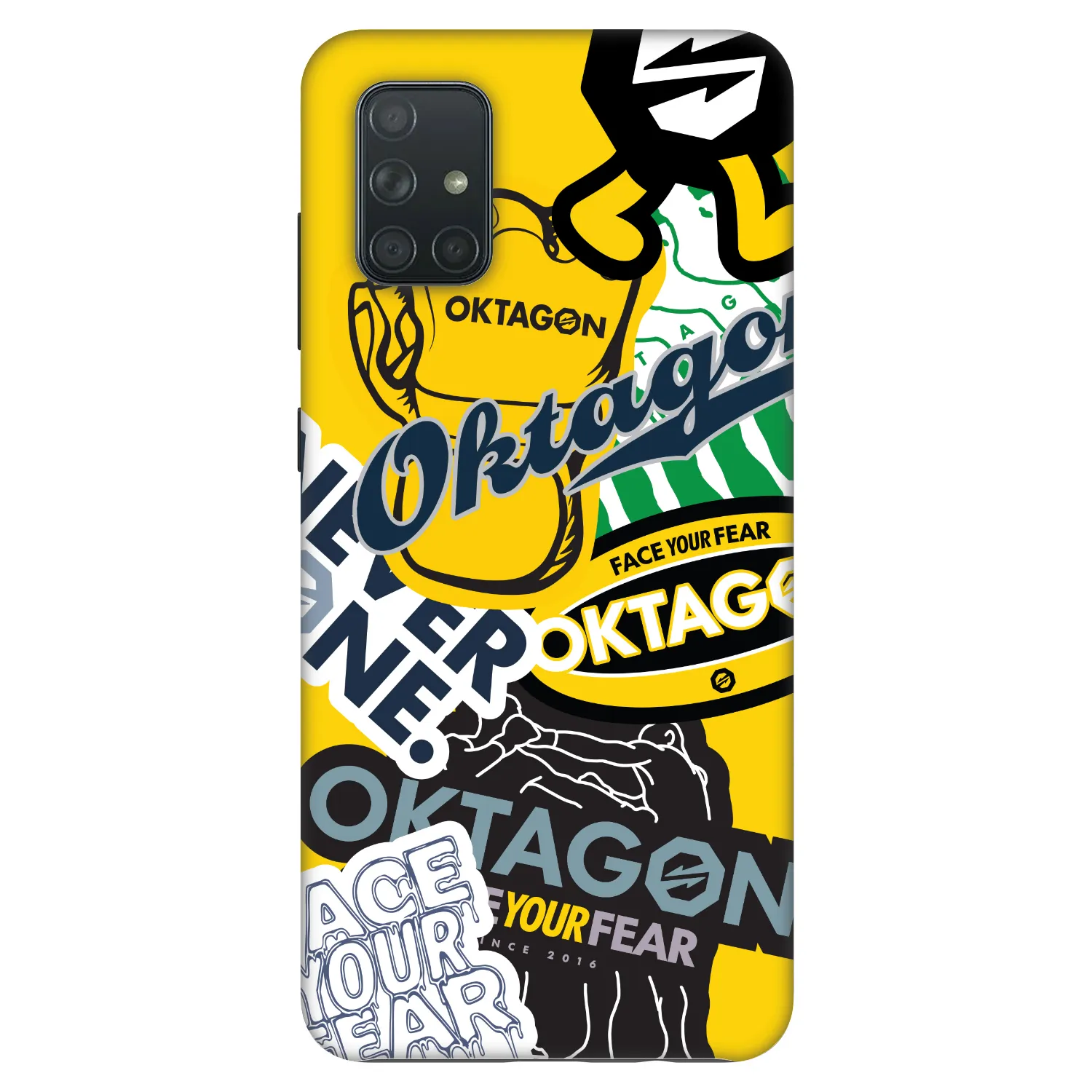 Picasee Fashion Case na Samsung Galaxy A71 A715F - OKTAGON - Logo Archive