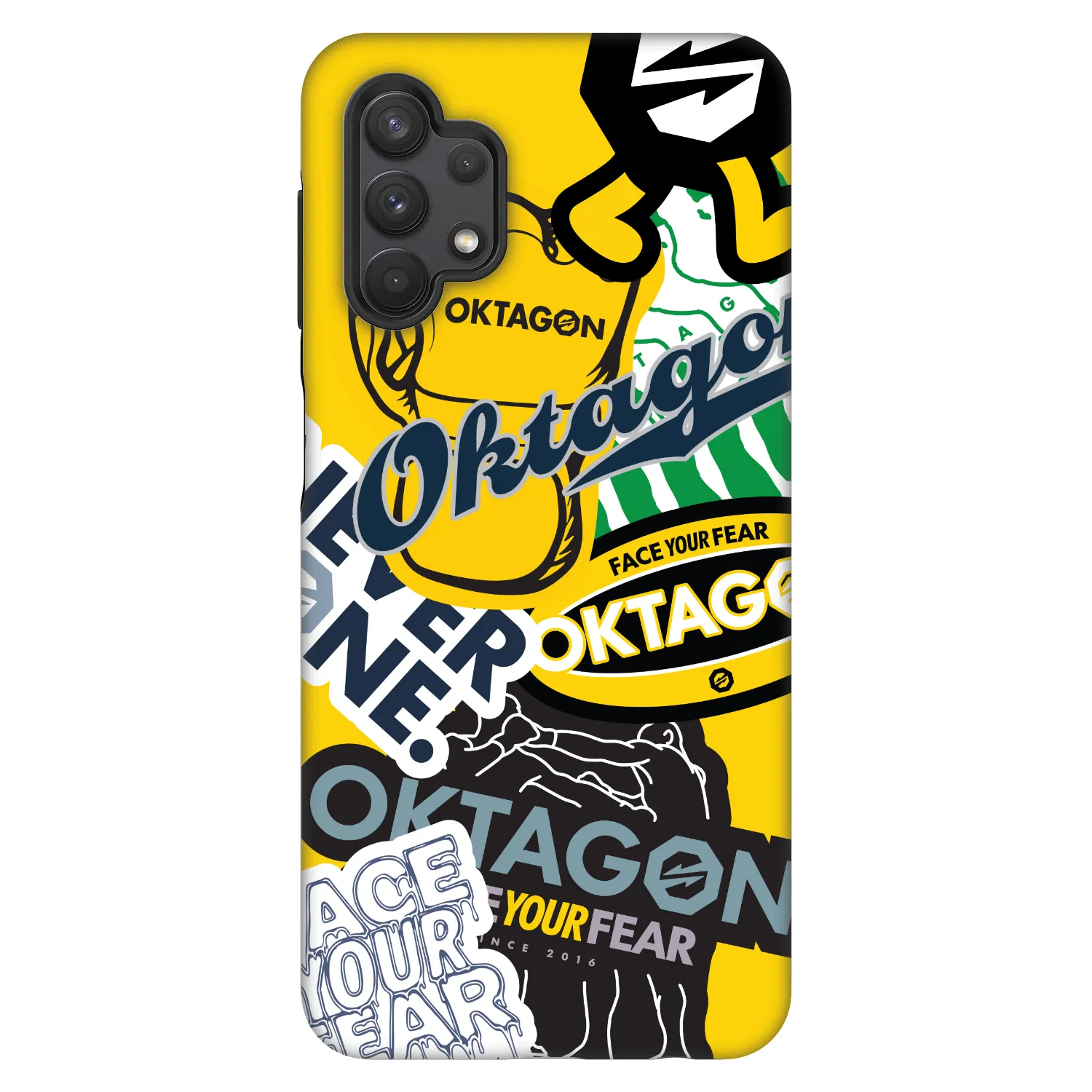 Picasee Fashion Case na Samsung Galaxy A32 5G A326B - OKTAGON - Logo Archive