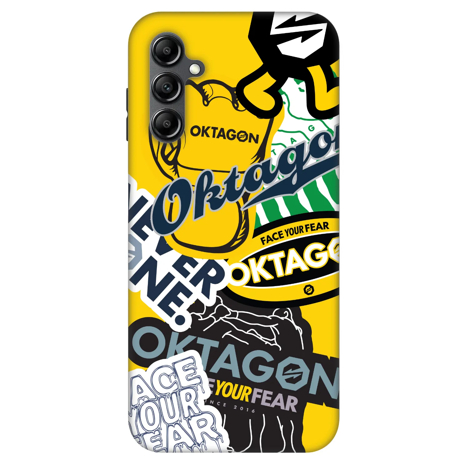 Picasee Fashion Case na Samsung Galaxy A14 4G A145R - OKTAGON - Logo Archive