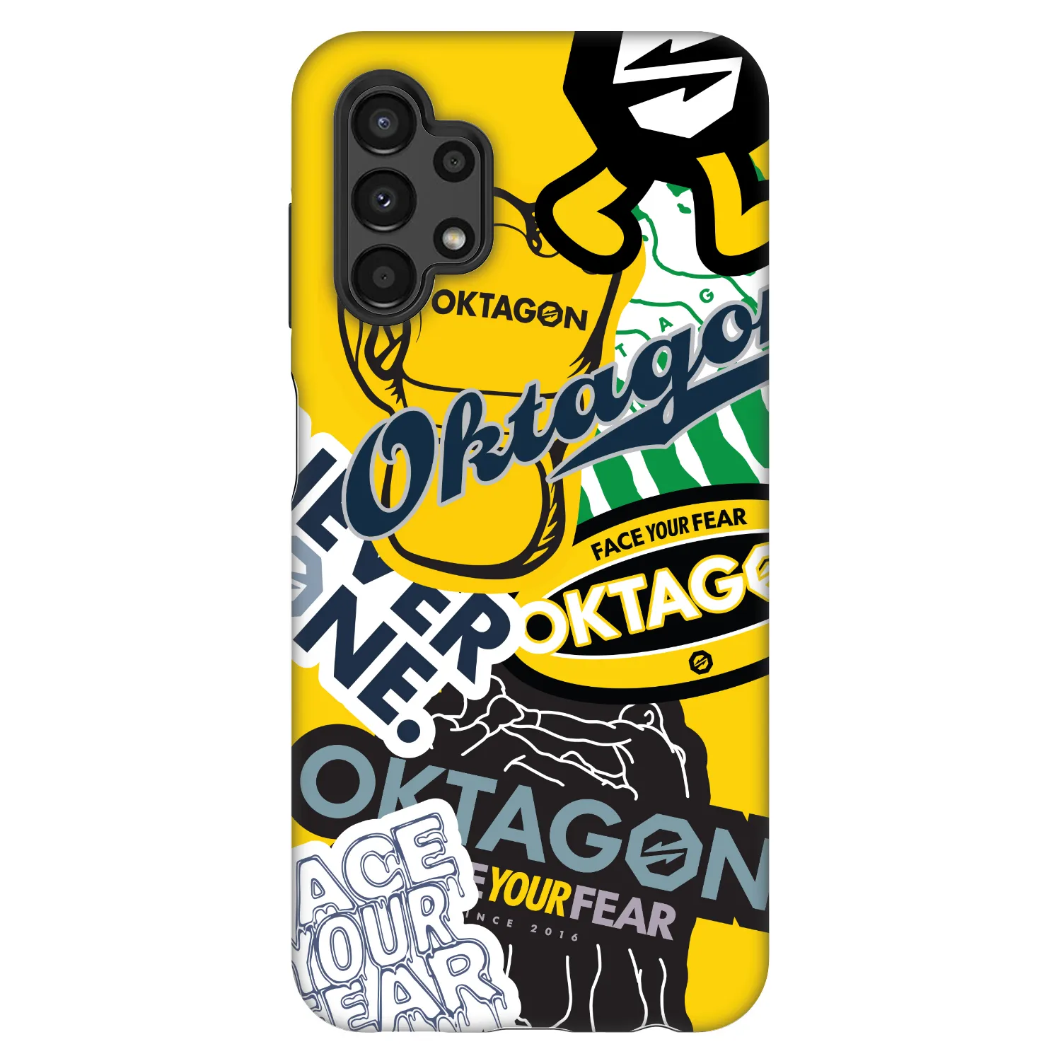 Picasee Fashion Case na Samsung Galaxy A13 4G A135 - OKTAGON - Logo Archive