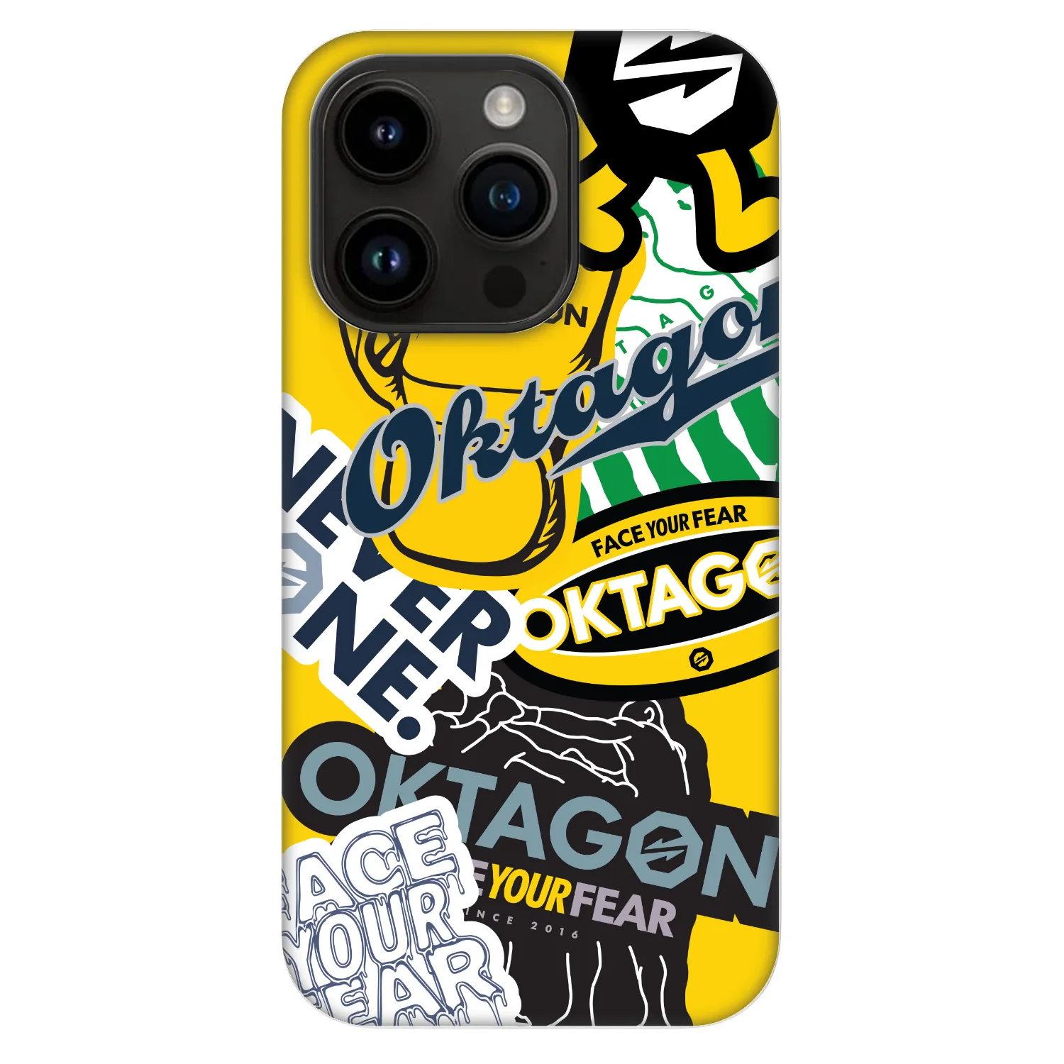 Picasee Fashion Case MagSafe na Apple iPhone 14 Pro - OKTAGON - Logo Archive