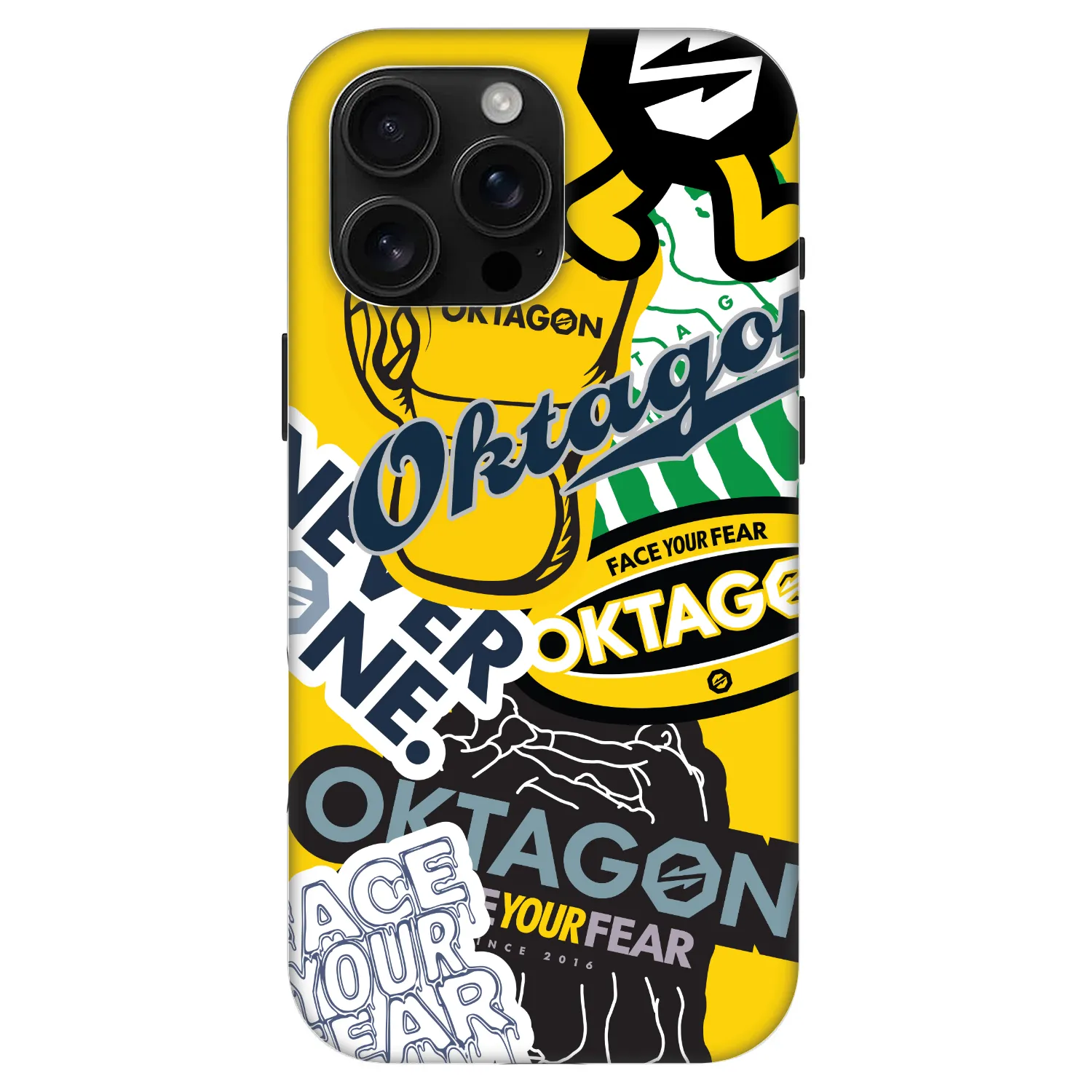 Picasee Fashion Case MagSafe na Apple iPhone 16 Pro Max - OKTAGON - Logo Archive
