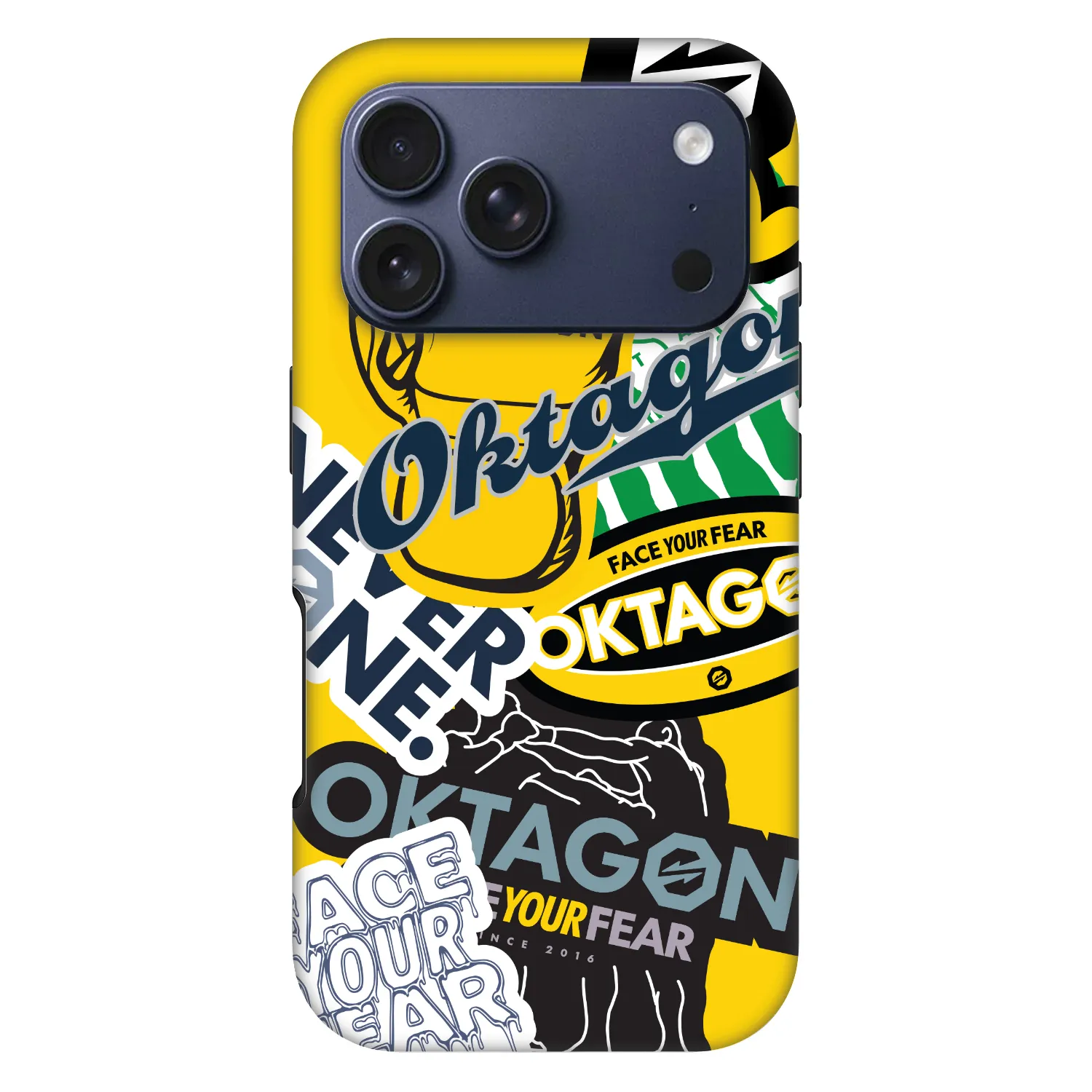 Picasee Fashion Case MagSafe na Apple iPhone 17 Pro - OKTAGON - Logo Archive