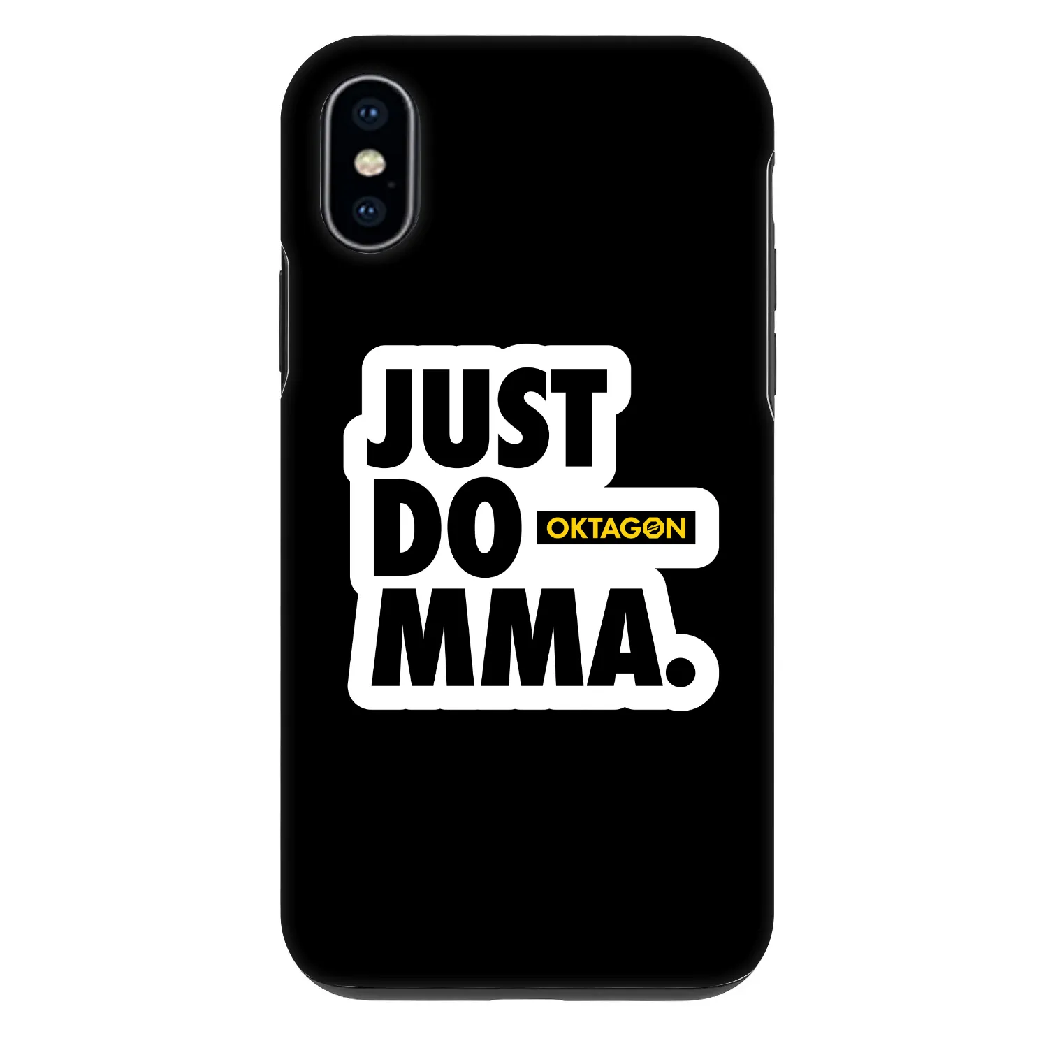 Picasee Fashion Case na Apple iPhone X/XS - OKTAGON - Just Do MMA