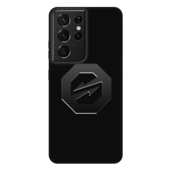 Picasee Fashion Case na Samsung Galaxy S21 Ultra 5G G998B - OKTAGON - Stealth Logo