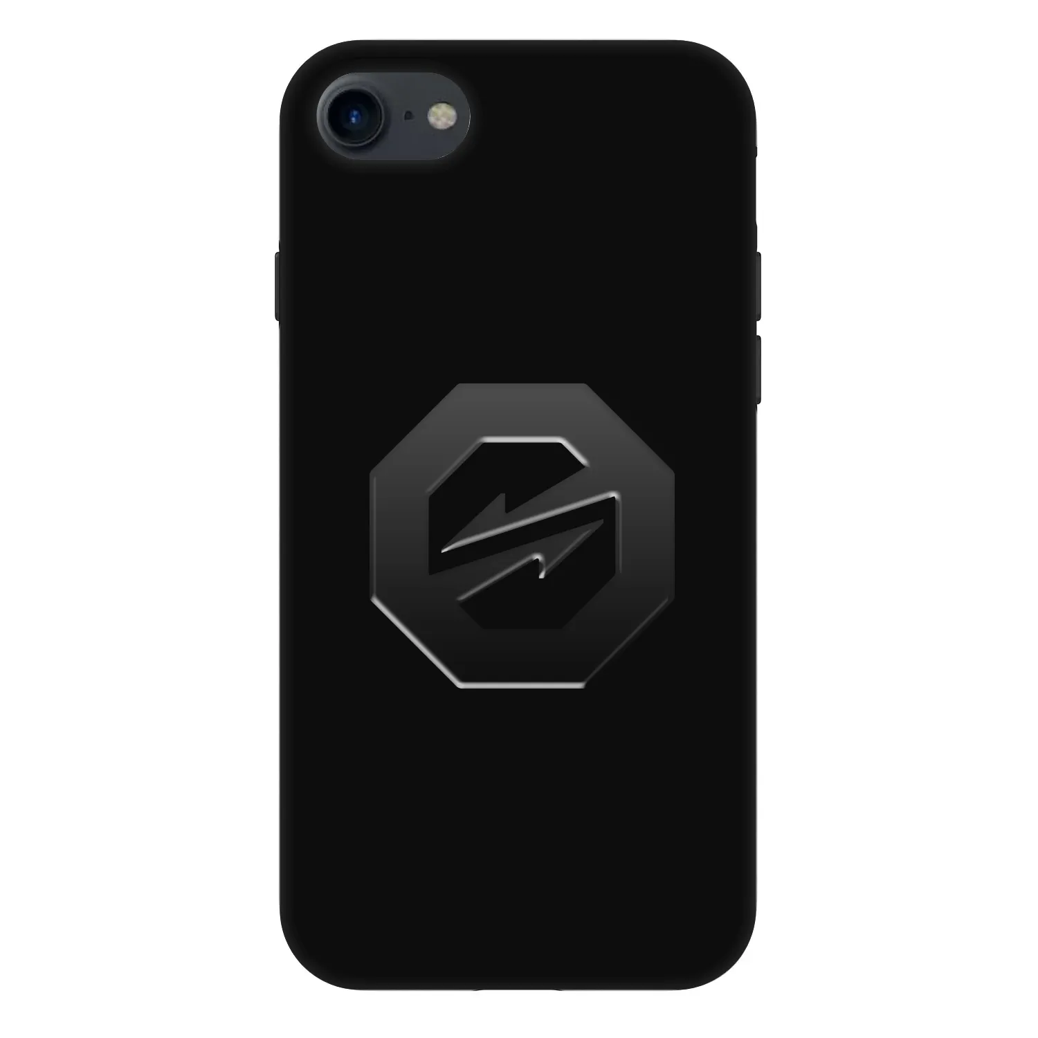 Picasee Fashion Case na Apple iPhone SE 2020 - OKTAGON - Stealth Logo