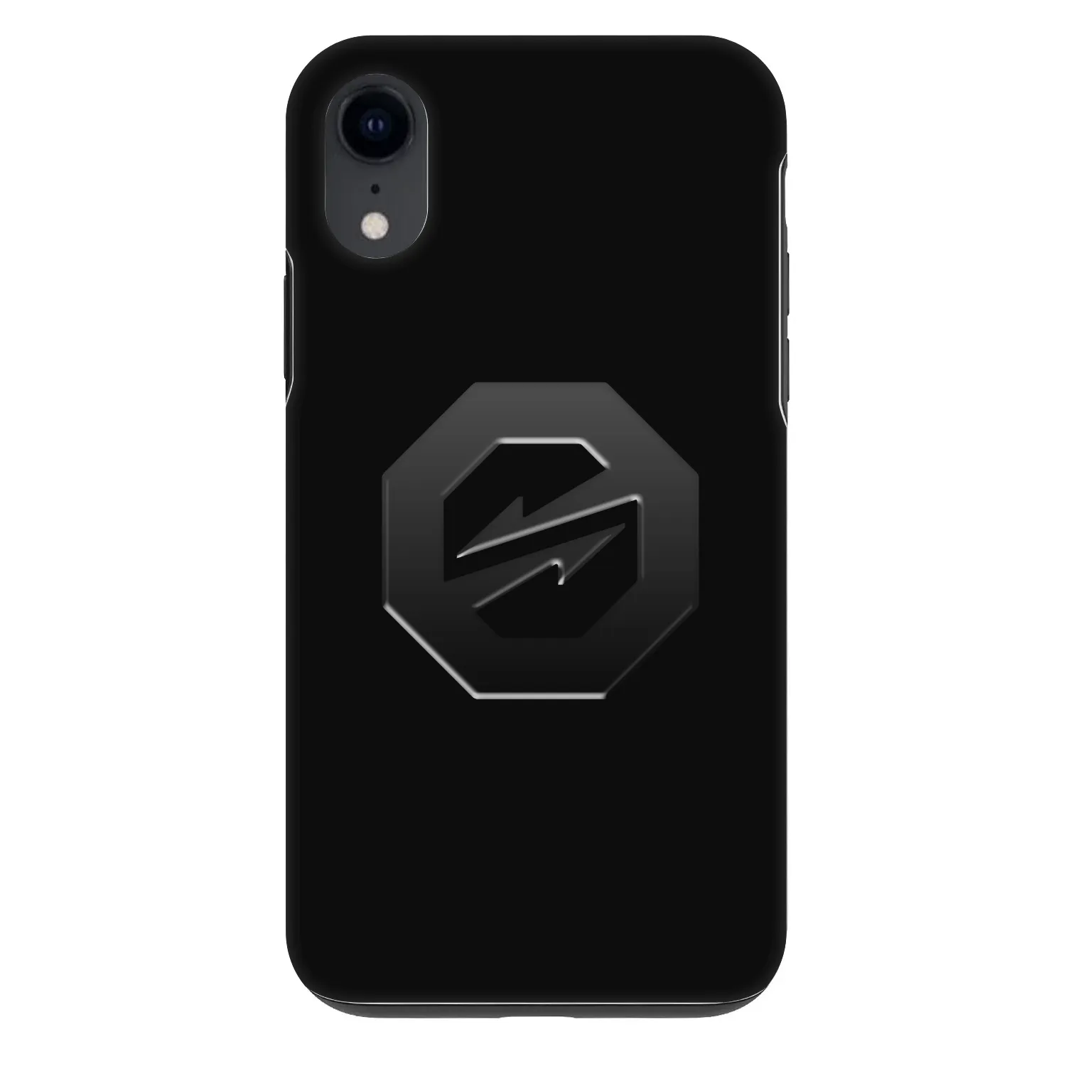 Picasee Fashion Case na Apple iPhone XR - OKTAGON - Stealth Logo