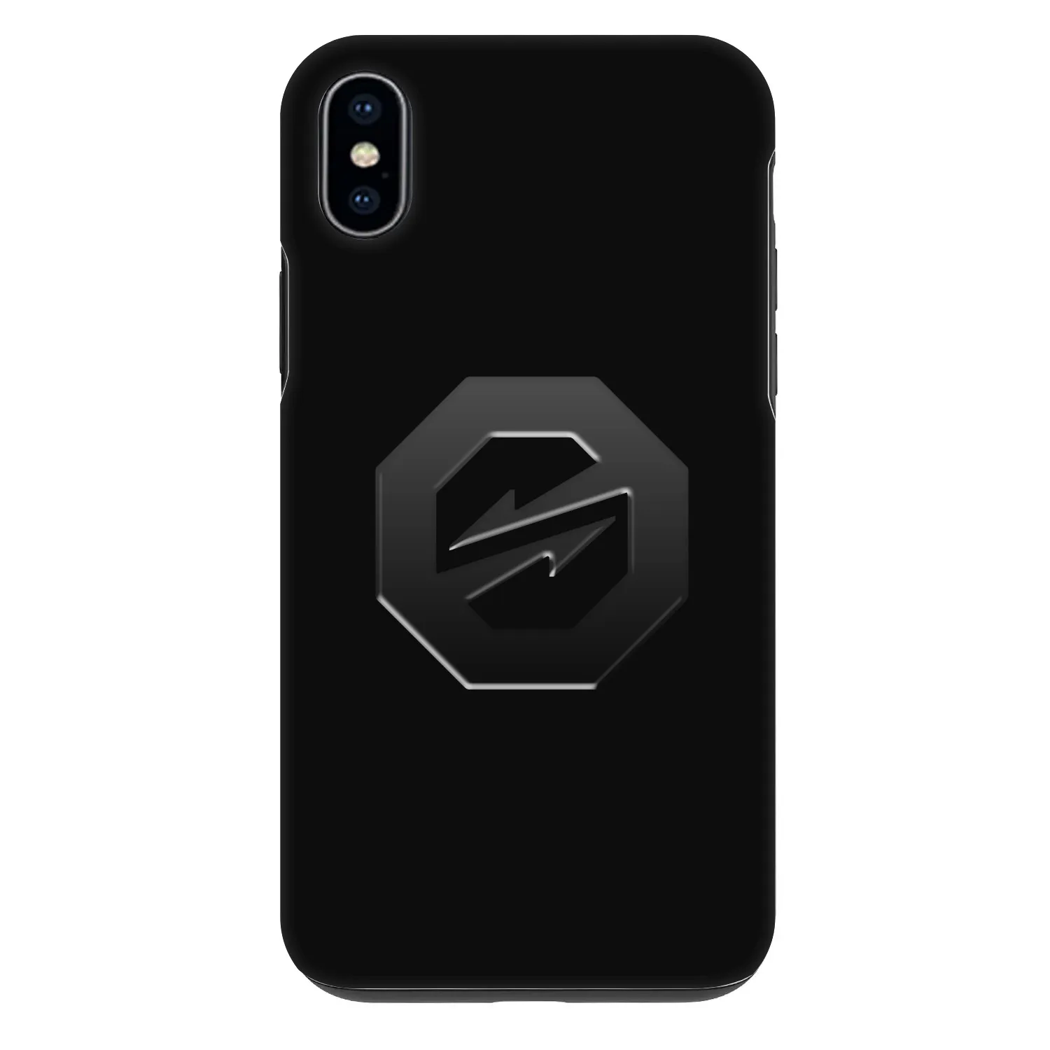Picasee Fashion Case na Apple iPhone XS Max - OKTAGON - Stealth Logo