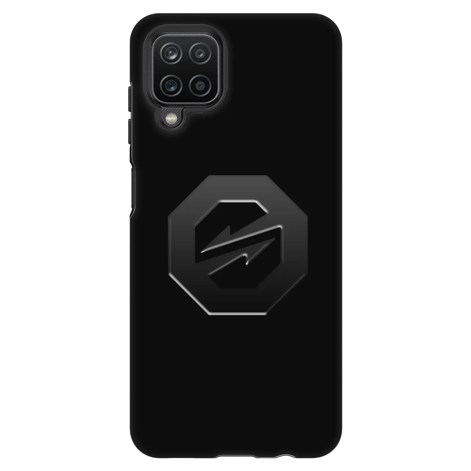 Picasee Fashion Case na Samsung Galaxy A12 A125F - OKTAGON - Stealth Logo