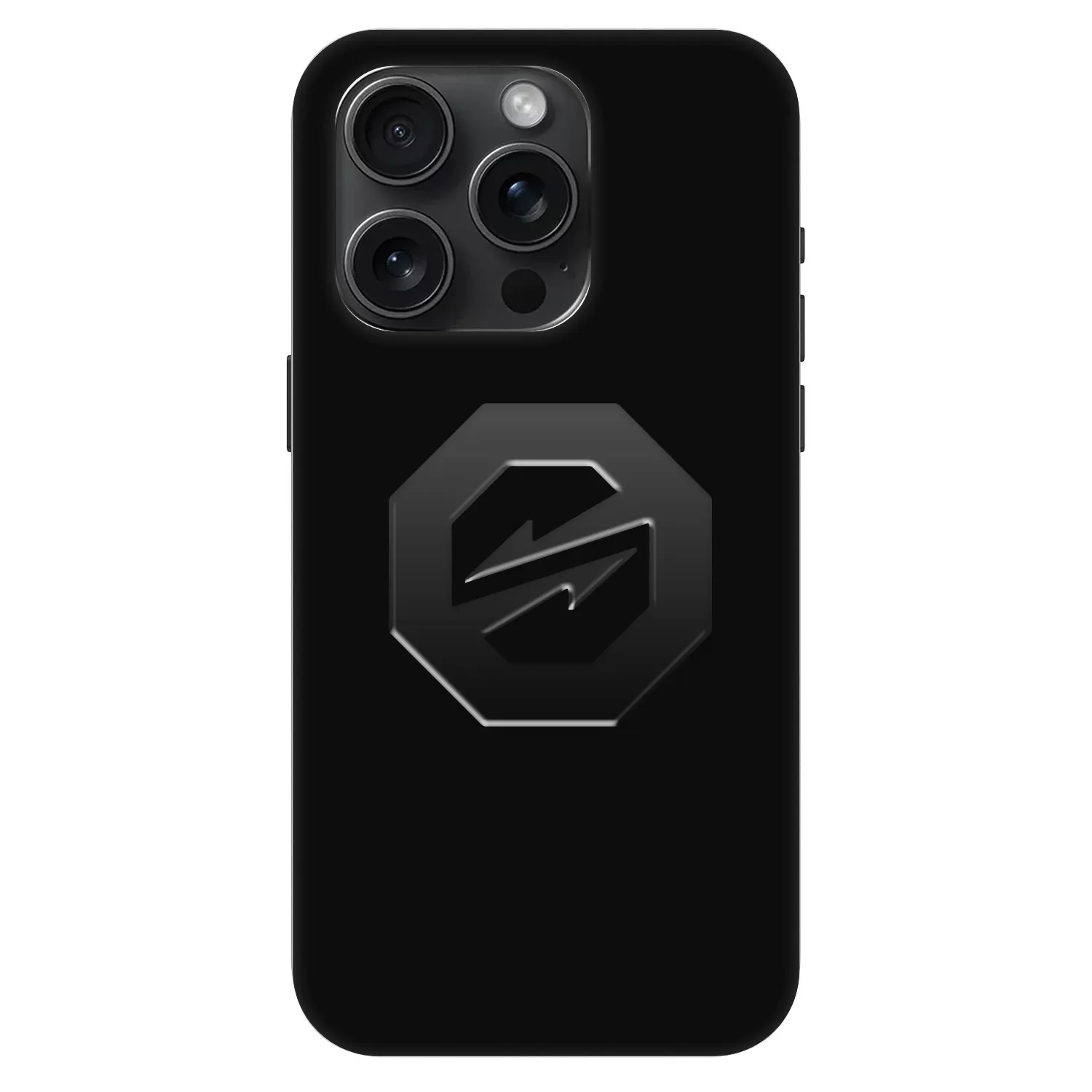 Picasee Fashion Case MagSafe na Apple iPhone 15 Pro - OKTAGON - Stealth Logo
