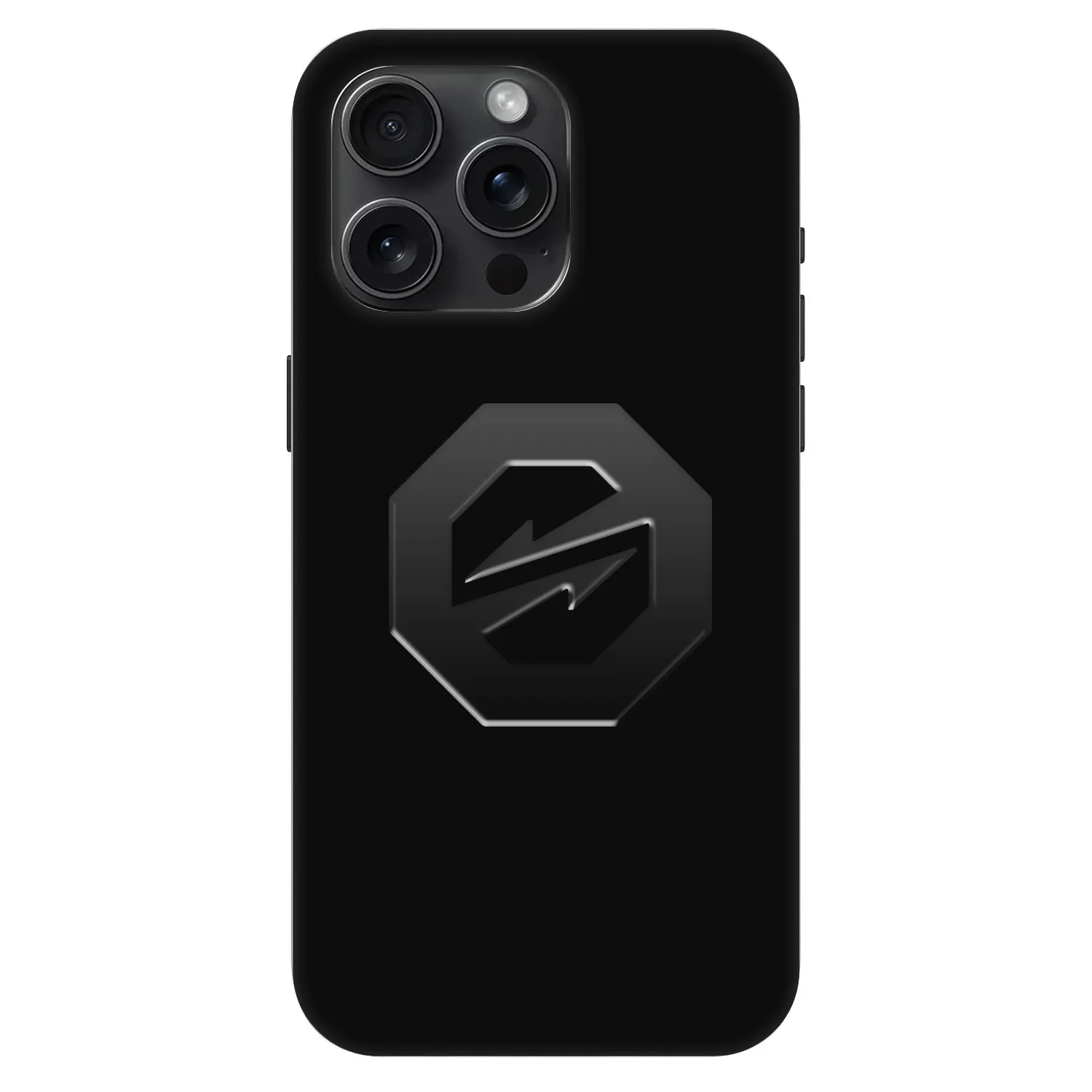 Picasee Fashion Case MagSafe na Apple iPhone 15 Pro Max - OKTAGON - Stealth Logo