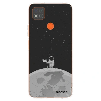 Picasee silikonowe przeźroczyste etui na Xiaomi Redmi 9C - Astronaut