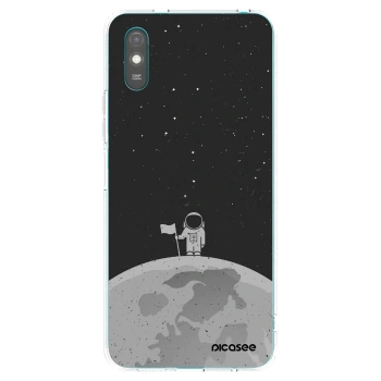 Picasee silikonowe przeźroczyste etui na Xiaomi Redmi 9A - Astronaut