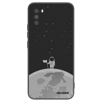 Picasee silikonowe czarne etui na Xiaomi Poco M3 - Astronaut