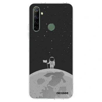 Picasee silikonowe przeźroczyste etui na Realme 6i - Astronaut