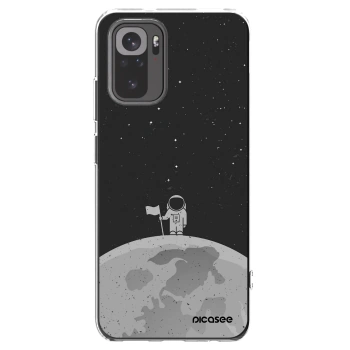Picasee silikonowe przeźroczyste etui na Xiaomi Redmi Note 10 - Astronaut