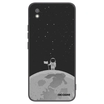 Picasee silikonowe czarne etui na Xiaomi Redmi 9AT - Astronaut