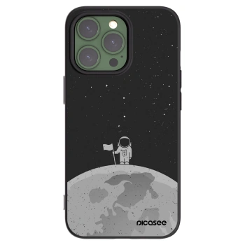 Picasee silikonowe czarne etui na Apple iPhone 13 Pro - Astronaut