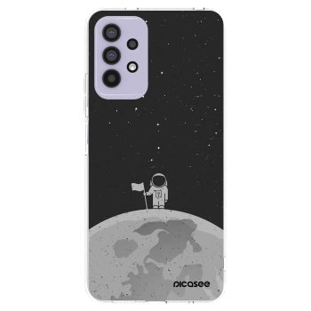 Picasee silikonowe przeźroczyste etui na Samsung Galaxy A32 4G SM-A325F - Astronaut