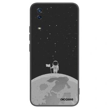 Picasee silikonowe czarne etui na Vivo Y11s - Astronaut