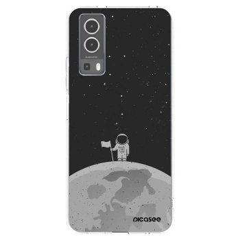 Picasee silikonowe przeźroczyste etui na Vivo Y72 5G - Astronaut