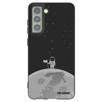 Picasee silikonowe czarne etui na Samsung Galaxy S21 FE 5G - Astronaut